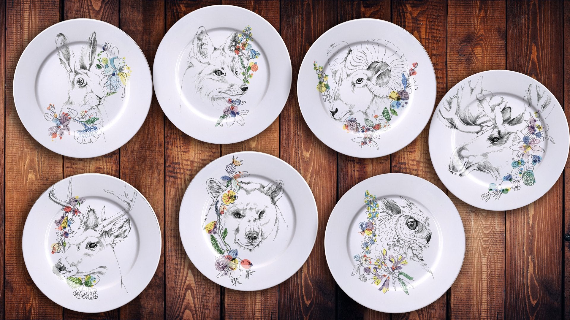 An Ode to the Woods White Tailed Rabbit Dinner Plate