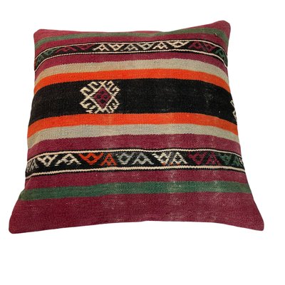 Anatolian Hand Woven Kilim Cushion Cover-AIV-1088397