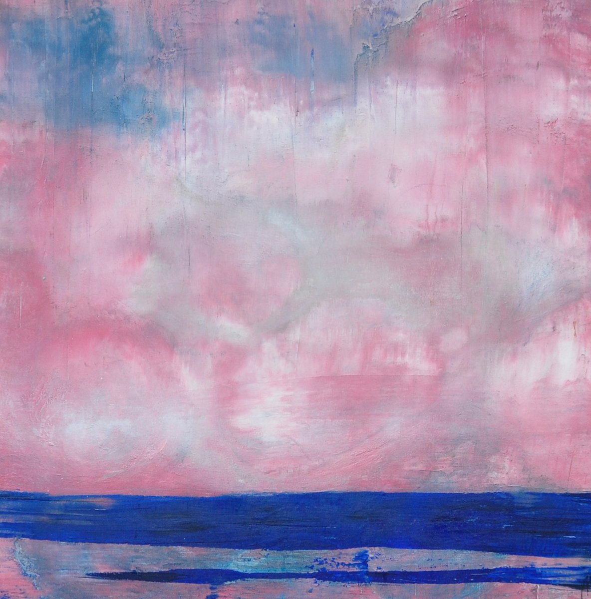 Anatta Lee, Marine Landscape in Pink, 2023, Acrylic on Canvas