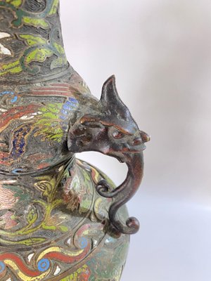 Ancient Chinese Bronze Vase, China, 1890s-UR-1367256