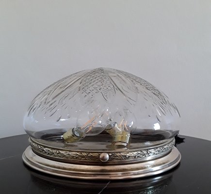 Ancient German Round Ceiling Lamp, 1900s-HOI-1383318