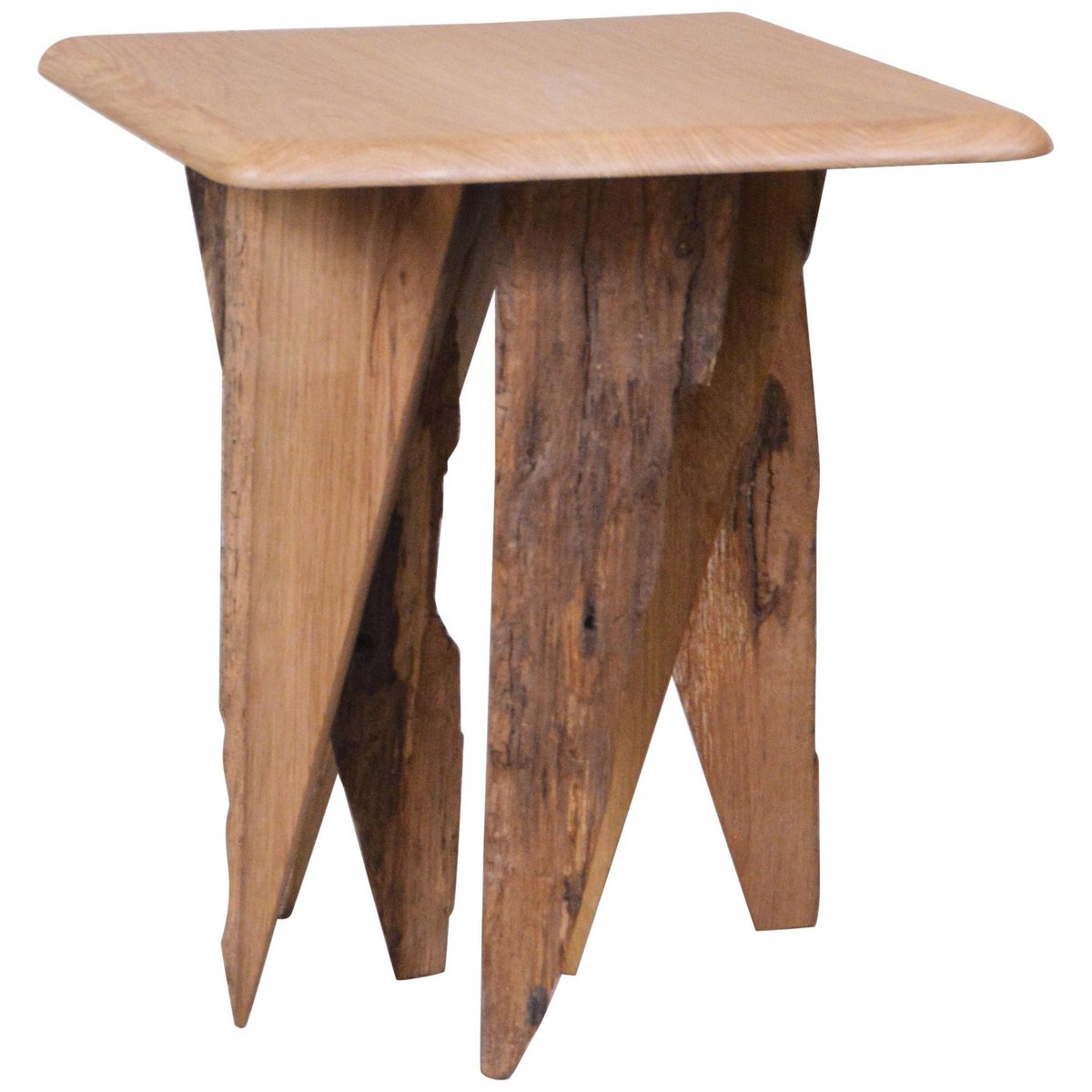 Ancient Normandy Oak New Designed Side Table by Timothée Musset