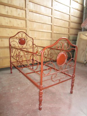 Ancient Wrought Iron Cot-CDG-1297454