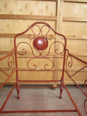 Ancient Wrought Iron Cot-CDG-1297454