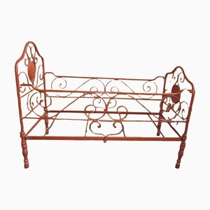 Ancient Wrought Iron Cot-CDG-1297454