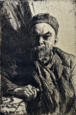 Anders Zorn Paul Verlaine, 1895, Paper-QFT-2016476