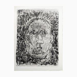 André Cottavoz, Self-Portrait, 1961, Lithograph-NRC-1703558