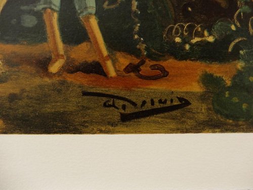 André Derain, After the Harvest, Lithograph