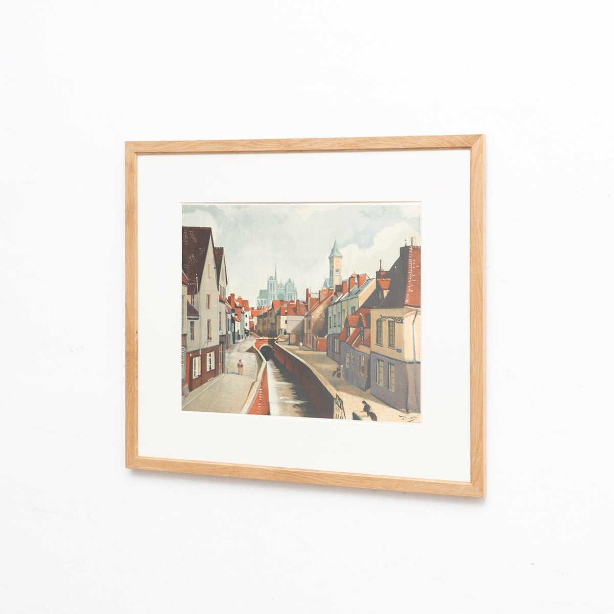 André Derain, Amiens, 1970s, Color Lithograph, Framed