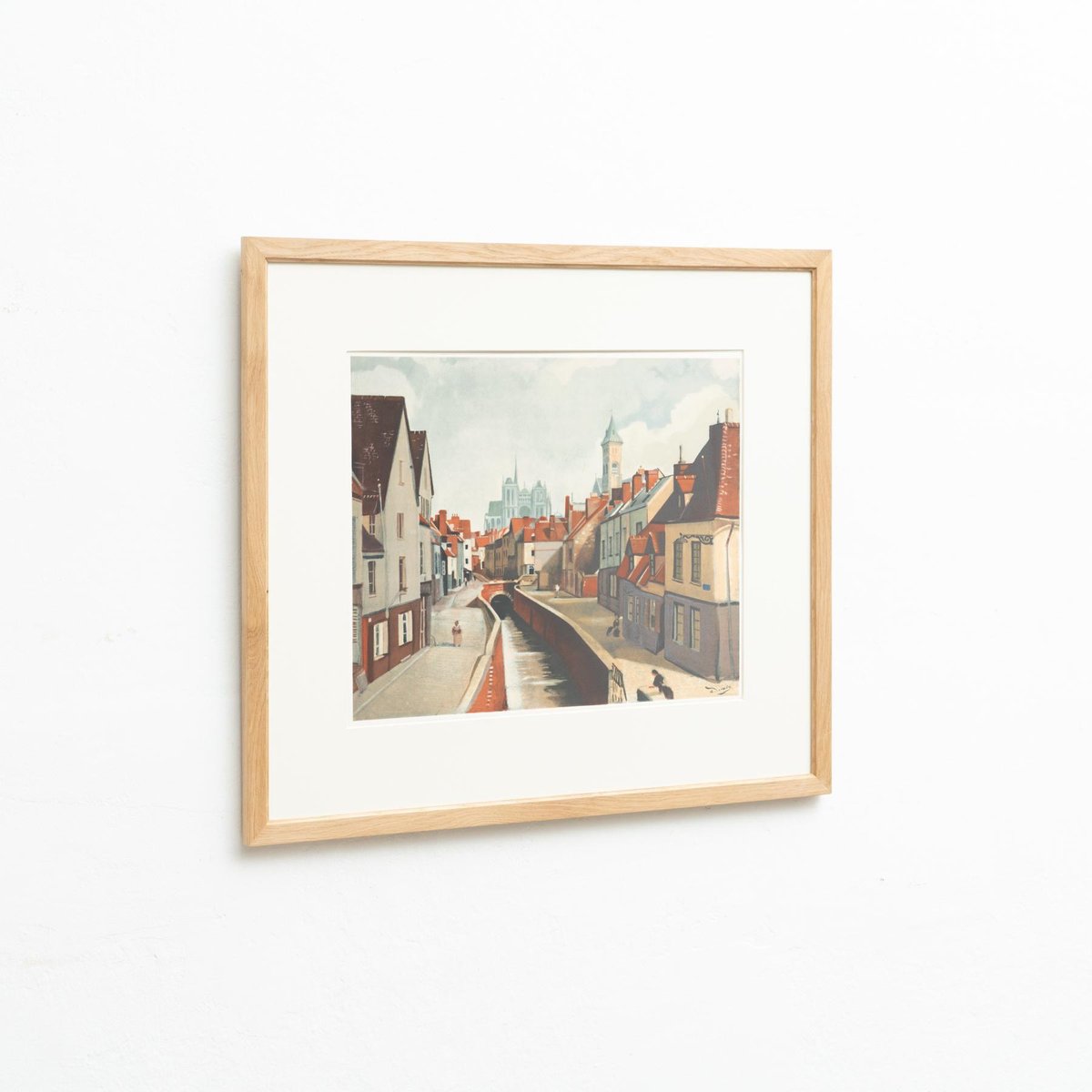 André Derain, Amiens, 1970s, Color Lithograph, Framed