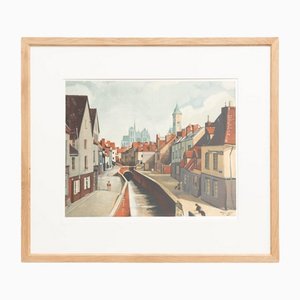 André Derain, Amiens, 1970s, Color Lithograph, Framed-WM-1278669