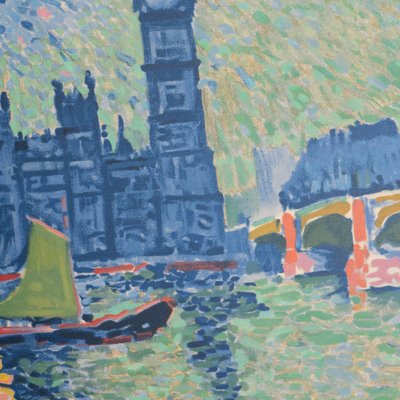 André Derain, Big Ben, 1972, Color Lithograph, Framed-WM-1278665