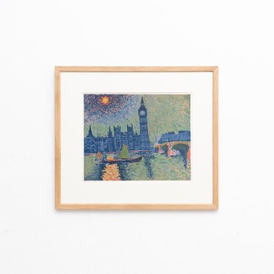 André Derain, Big Ben, 1972, Color Lithograph, Framed-WM-1278665