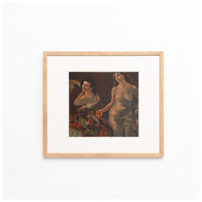 André Derain, Two Nude Women and Still Lifeless Nature, 1970s, Lithograph, Framed-WM-1278666