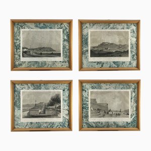 André Durand, Views of the Island of Elba, 1862, Lithographs, Set of 4-TBU-2024764