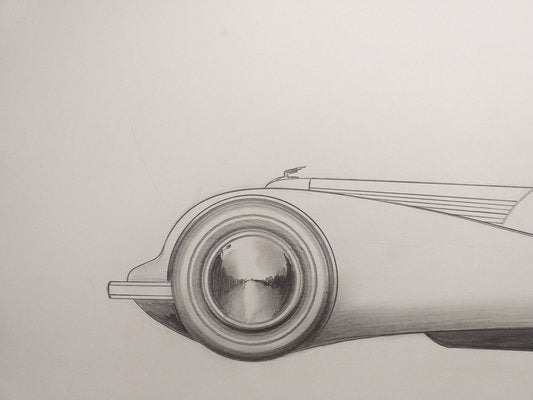 André Ferrand, Grand Coupé 4, 1998, Pencil & Ink-ICD-1345197