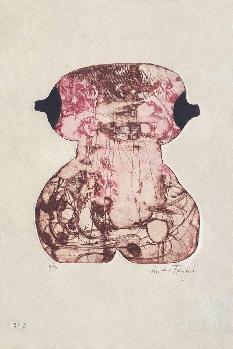 André François, Nu, 1970, Etching on BFK Rives Paper