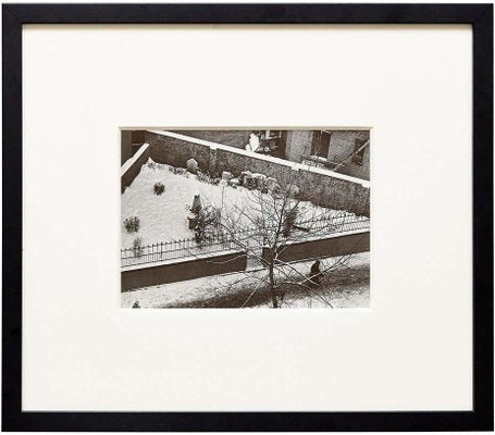 Andre Kertesz, Snow Scene, 20th Century, Photograph, Framed-WM-1310569