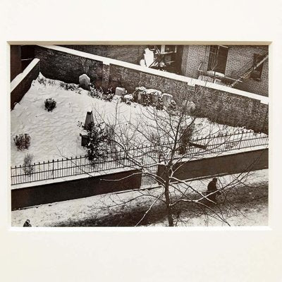 Andre Kertesz, Snow Scene, 20th Century, Photograph, Framed-WM-1310569