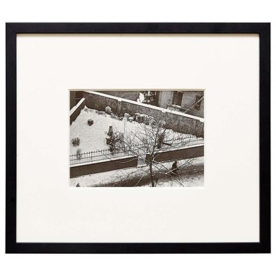 Andre Kertesz, Snow Scene, 20th Century, Photograph, Framed-WM-1310569