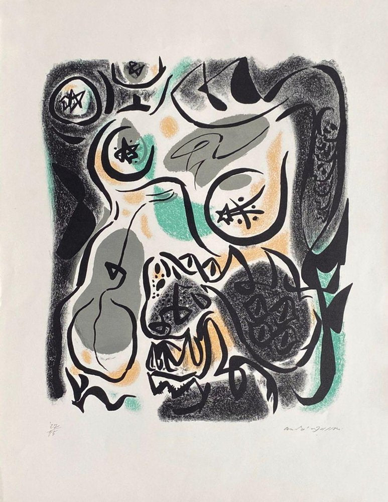 André Masson, Hespéride, 1947, Lithograph on BFK Rives Paper