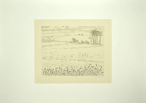 Andre Roland Brudieux, Epis, Etching, Mid 20th Century-ZCI-871690