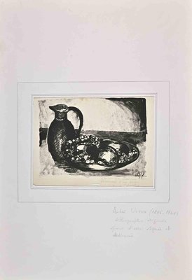 André Utter, Still Life, Original Lithograph, Early 20th Century-ZCI-1394387