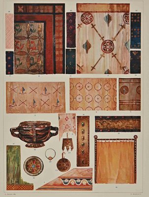 Andrea Alessio, Decorative Motifs: Byzantine Styles, Chromolithograph-ZCI-1760815