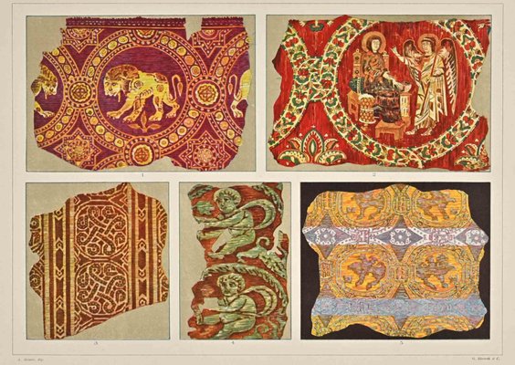 Andrea Alessio, Decorative Motifs: Byzantine Styles, Chromolithograph-ZCI-1760808