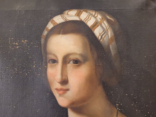 Andrea del Sarto, Ó/L, Portrait of a Woman, 19th Century-NUC-1782515