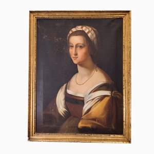 Andrea del Sarto, Ó/L, Portrait of a Woman, 19th Century-NUC-1782515