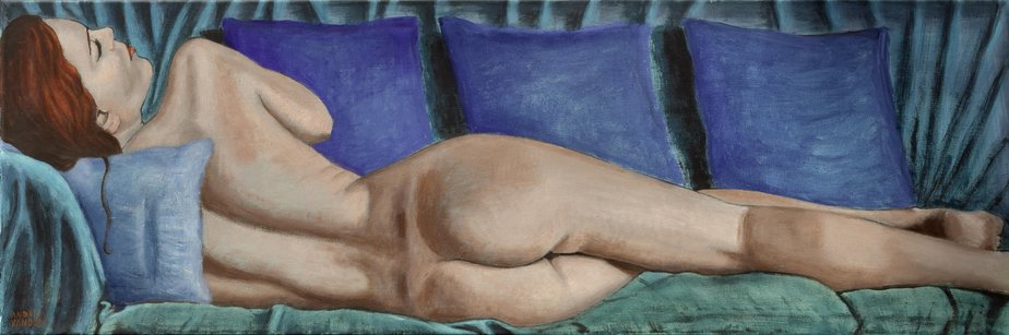 Andrea Vandoni, The Sleeper, 2021, Acrylic on Canvas-CHG-2025422