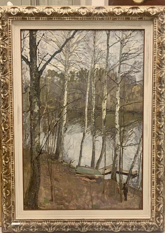 Andrei Levitine, Painter by the River, 1981