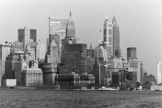 Andres, View of Lower Manhattan from Brooklyn, New York, 1967, Photographic Print