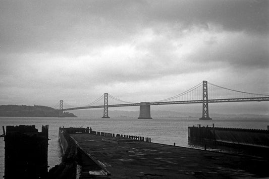 Andres, View of the Bay Bridge in San Franciso, USA, 1962, Photographic Print