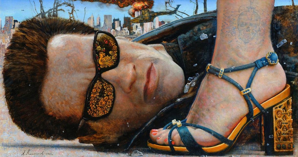 Andrey Kartashov, Fallen, 2023, Giclée Print on Canvas