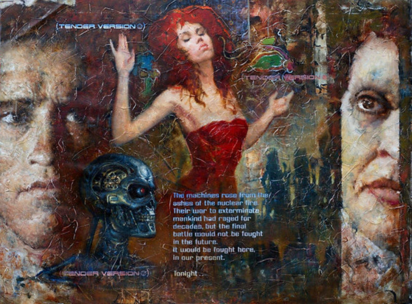 Andrey Kartashov, Last Song of Ginger, 2023, Giclée Print on Canvas