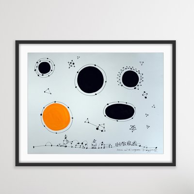 Andrzej Fogtt, Sky Above Kuraszewo, 2002, Ink & Acrylic & Paper-XHG-2016570