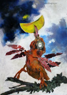 Andrzej Kreutz-Majewski, Bird and a Moon, 2008-XHG-930546