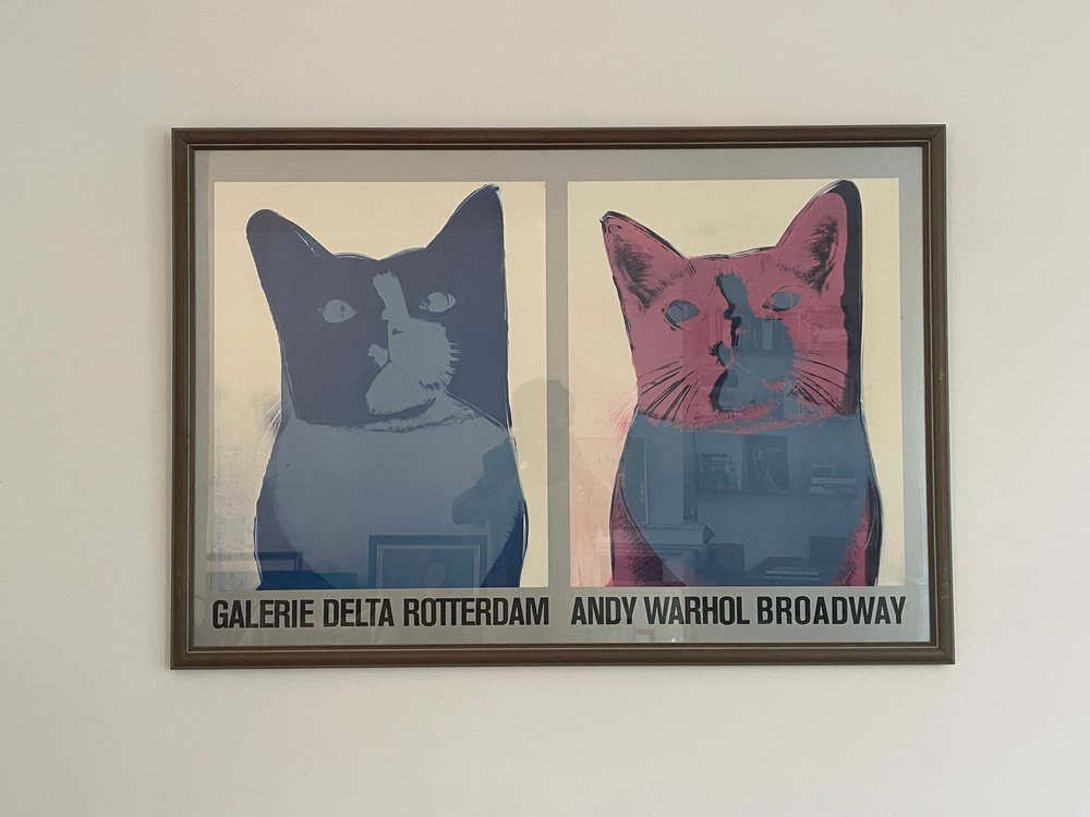 Andy Warhol, Broadway Galerie Delta Rotterdam Exhibition Poster, 1984, Screenprint, Framed