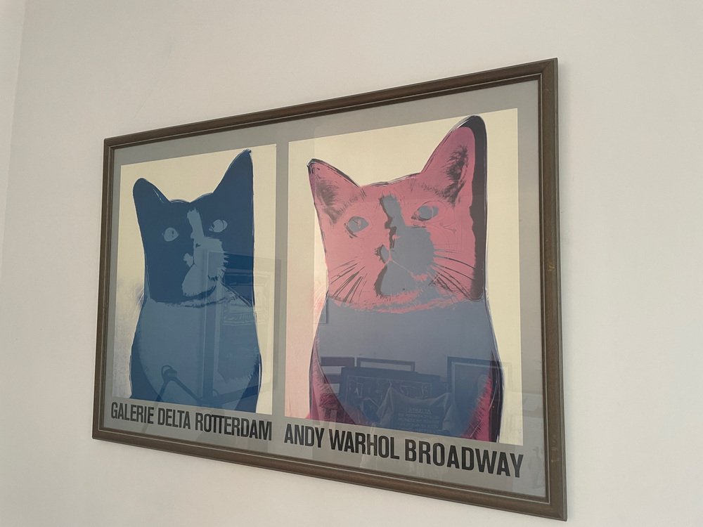 Andy Warhol, Broadway Galerie Delta Rotterdam Exhibition Poster, 1984, Screenprint, Framed