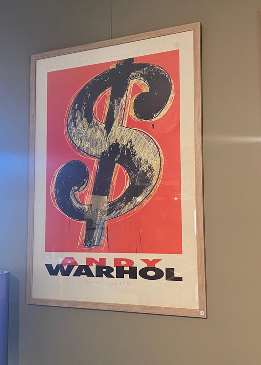 Andy Warhol Dollar Sign Poster