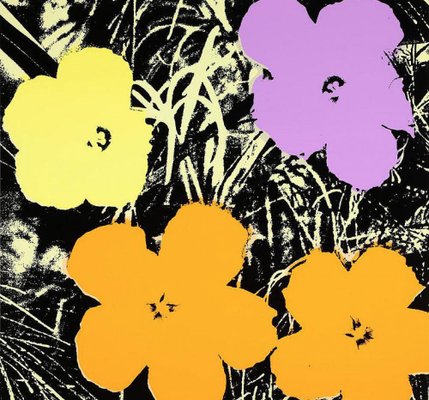 Andy Warhol, Flowers, 20th Century, Silkscreen-MTD-1399999