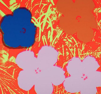 Andy Warhol, Flowers, 20th Century, Silkscreen-MTD-1399997