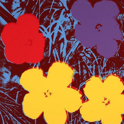 Andy Warhol, Flowers, 20th Century, Silkscreen-MTD-1400000