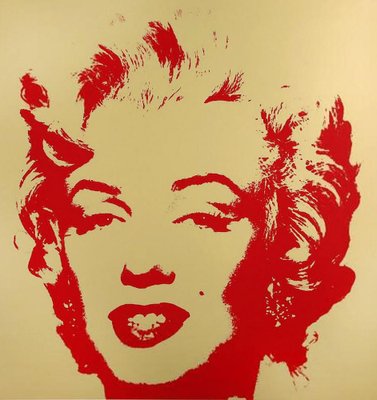 Andy Warhol, Golden Marilyn, 20th Century, Color Silkscreen-MTD-1399989