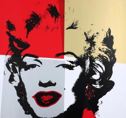 Andy Warhol, Golden Marilyn, 20th Century, Color Silkscreen-MTD-1399988