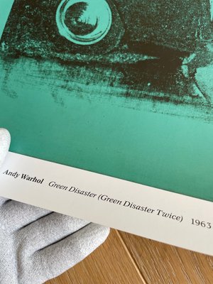 Andy Warhol, Green Disaster (Green Disaster Twice), 1963 / 2010, Original Exhibition Museum Poster-WBT-2041020