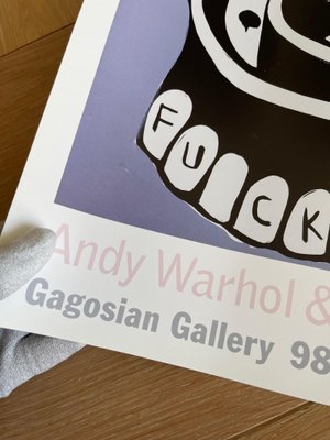 Andy Warhol & Jean-Michel Basquiat, F You Dentures, 1997, Exhibition Poster-WBT-2040992