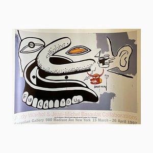 Andy Warhol & Jean-Michel Basquiat, F You Dentures, 1997, Exhibition Poster-WBT-2040992